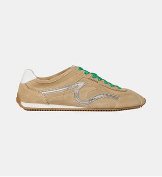 Sneakers Light Wave en cuir suède - Sandro - Beige