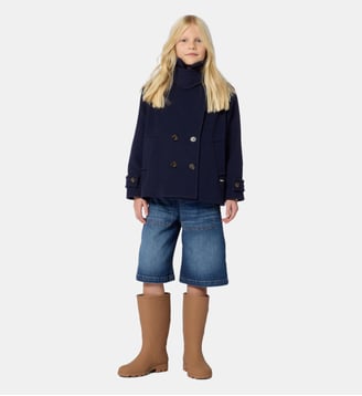 Caban en lainage - Chloe Kids - Bleu amirakl