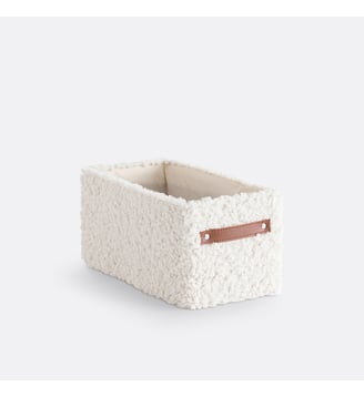 Panier pliable bouclette - La Redoute Interieurs - Écru