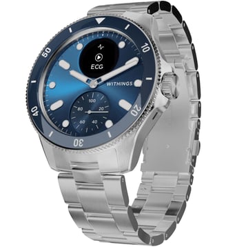 Montre santé Scanwatch Nova Bleue - Withings - Gris
