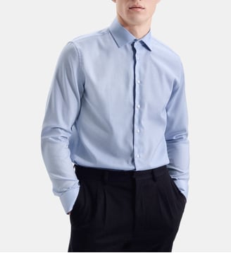 Chemise d'affaires 1/1 Slim Col Kent - Seidensticker - Bleu