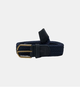 Ceinture tressée BELT - Faguo - Bleu marine