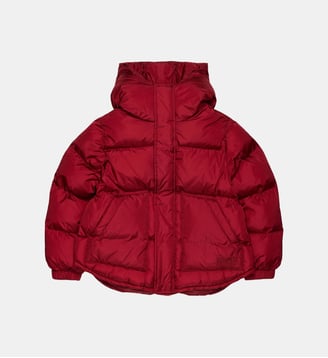 Veste matelassée avec logo - MM6 Maison Margiela - Bourgogne