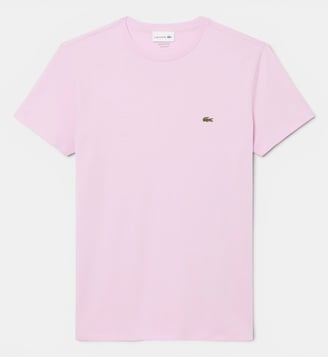 TEE-SHIRTS COL ROND HOMME ADULTE MAILLE:Generic - Lacoste - Rose albizia
