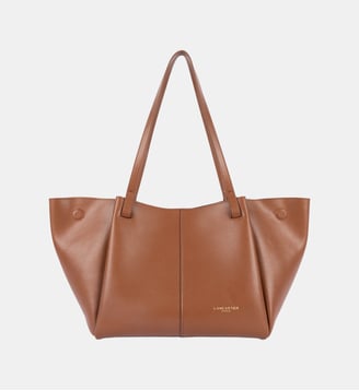 Grand sac cabas épaule Sierra Haus en cuir - Lancaster - Camel