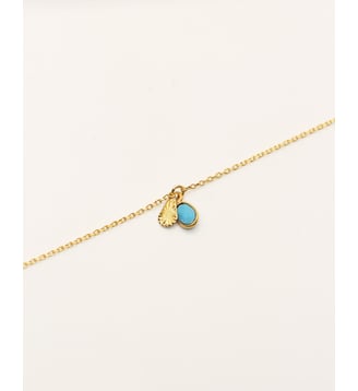 Bracelet GAÏA - Nilaï - Bleu turquoise