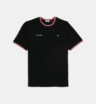 T-shirt manches courtes en coton Stade Toulousain - Serge Blanco - Noir