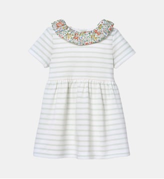 Robe marinière  - Coton biologique - Cyrillus - Liberty nazanin