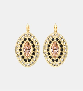 Dormeuses   - Traviata - Satellite - Noir quartz