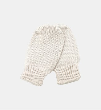 Moufles - Babyshower - Écru
