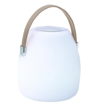 Lampe LED mini baladeuse BT sans fil LED + télécom - Lumisky - Blanc