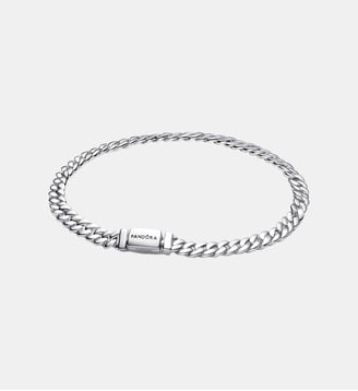 Bracelet Maille Cubaine - Pandora - Argenté