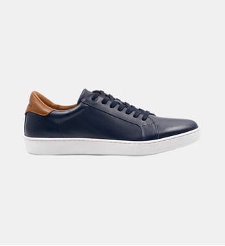 Tennis lacet homme - Jules & Jenn - Bleu