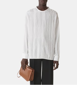 Haut Plissé En Soie - Lanvin - Blanc