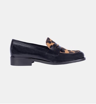 Mocassins cuir F - Jules & Jenn - Léopard