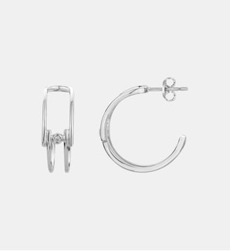 Boucles d'oreilles Délicate entrevue en Argent - La Garçonne Diamant - Argent