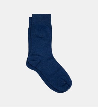 Chaussettes en bambou - Billybelt - Bleu chiné