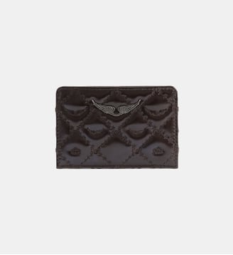 Porte-Cartes ZV Pass Vintage Monogram - Zadig&Voltaire - Marron brownie