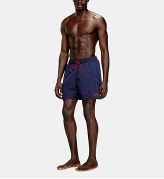 Short de bain avec poche zippée - Diesel - Bleu foncé