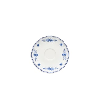 Sous-Tasse Vila - Costa Nova - Blanc et bleu