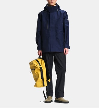 Parka imperméable à capuche amovible GORE-TEX - Aigle - Bleu marine