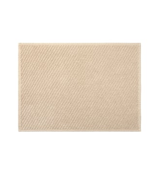 Tapis de bain  en coton - Desforges - Beige clair
