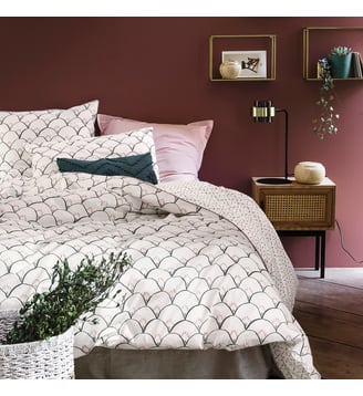Housse de couette percale de coton La Redoute Interieurs