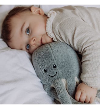 Peluche bruit blanc rechargeable - Flow - Gris