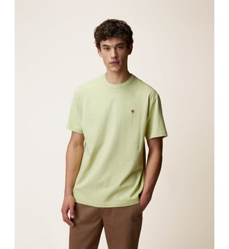 T-shirt en maille - Faguo - Vert anis