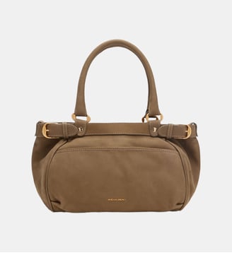 Petit Sac Lune En Cuir - Vanessa Bruno - Gris clair