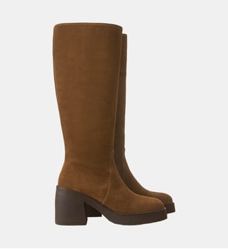 Bottes en suède Numéro 589 Rivecour