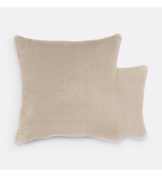 Housse de coussin velours - La Redoute Interieurs - Beige
