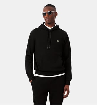 Hoodie en coton - Lacoste - Noir