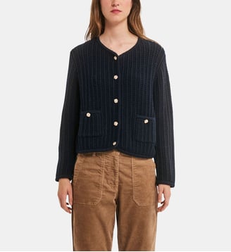 Gilet épais à boutons dorés - RUDA - Pablo - Marine