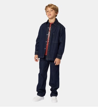 Chemise en denim - BOSS Kidswear - Bleu denim