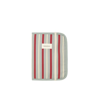 Protège-carnet de santé A5 Stories Édition limitée - Nobodinoz - Blue red stripes