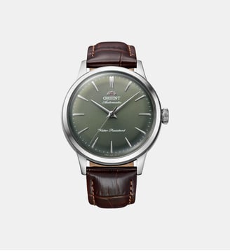 Montre automatique Bambino Vert RA-BB0102E30B - Orient - Argenté