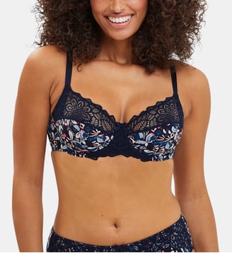 Soutien-gorge Flora - Sans Complexe - Bleu et rose