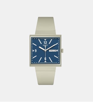 Montre What if Blanc SO34T700 - Swatch - Beige