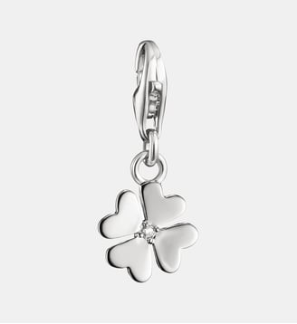 Charm trèfle avec zirconia blanc - Thomas Sabo - Alliage premium et revêtu d'argent