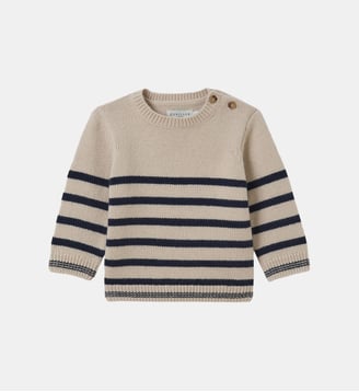 Pull marinière - Cyrillus - Avoine chiné