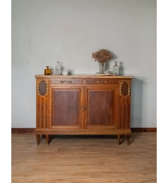 Buffet en bois Gilbert N°537- Produit chiné - Debongout - Rose