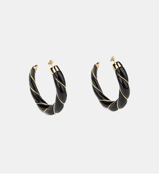Boucles d'oreilles Diana - Aurélie Bidermann - Noir