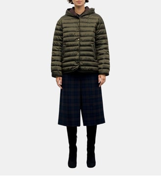 Doudoune fine réversible à capuche - AFRA - Gerard Darel - Vert kaki