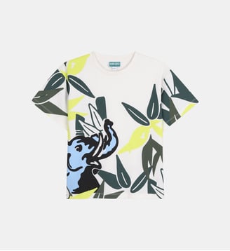 Tee-shirt manches courtes - Kenzo Kids - Off white