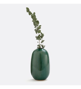 Vase en céramique H.26 cm - La Redoute Interieurs - Vert