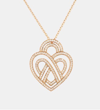 Collier Cœur Entrelacé - Poiray - Or rose