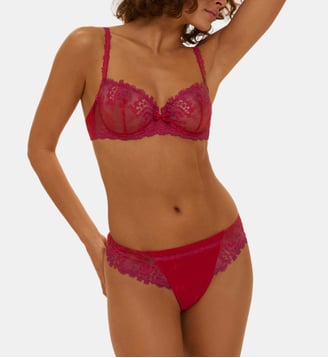 Soutien-gorge corbeille - Rouge Rainbow - Simone Pérèle - Rouge