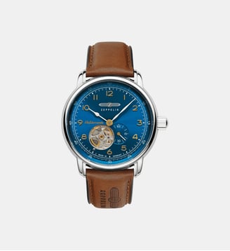 Montre automatique 100 Ans Bleu Z-9666-3 - Zeppelin - Argenté