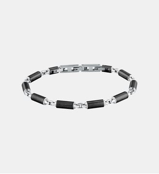Bracelet T-STEEL - Trussardi - Black stainless steel
